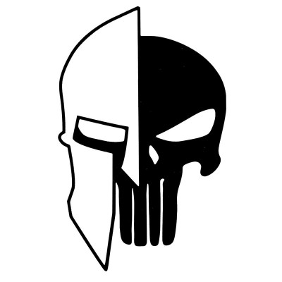 4'' Spartan Punisher Décalque Vinyle Achetez en 2 Recevez 3ieme Gratuit